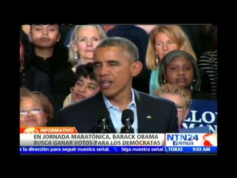 A dos días de las elecciones Obama responsabiliza a los republicanos de bloquear sus iniciativas