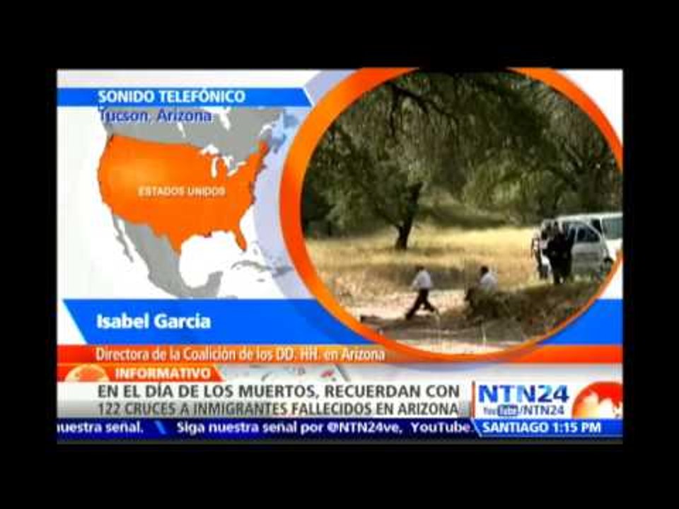 Defensores de DD.HH. recuerdan a inmigrantes muertos al tratar de cruzar frontera hacia EE.UU.