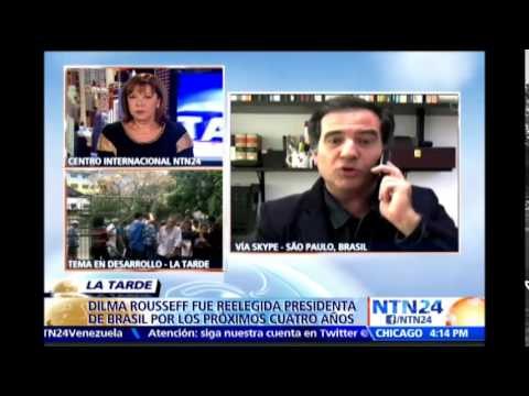 Periodista brasileño asegura que Dilma Rousseff se enfrenta a un país dividido en su nuevo mandato