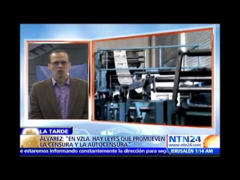 El Gobierno nacional pretende una hegemonía comunicacional : periodista venezolano Luis Álvarez