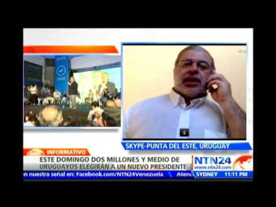 Profesor de máster en consultoría política analiza en NTN24 el panorama electoral en Uruguay