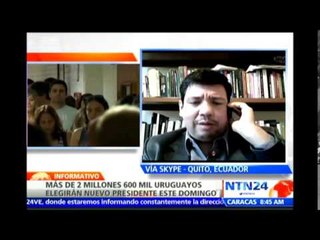 Más de dos millones 600 mil uruguayos viven jornada electoral para decidir su nuevo presidente