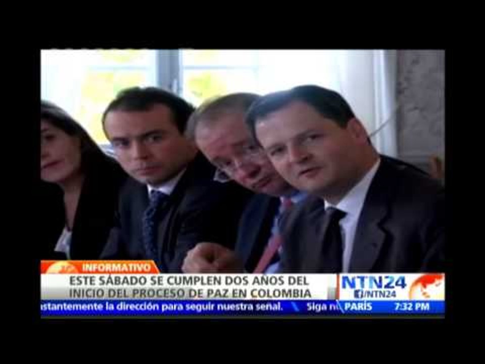Se cumplen dos años del inicio del proceso de paz entre Gobierno colombiano y las FARC