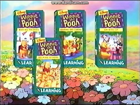 Opening To Winnie The Pooh Learning:Working Together 1996 VHS