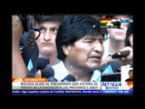 Evo Morales convoca a bolivianos en el exterior a participar de manera masiva en las votaciones