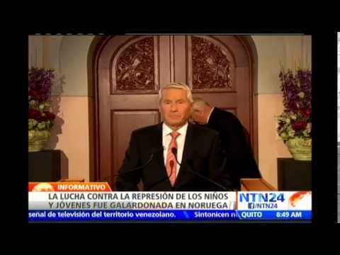 Premio Nobel de Paz para Malala Yousafzai y Kailash Satyarthi por su lucha por los niños