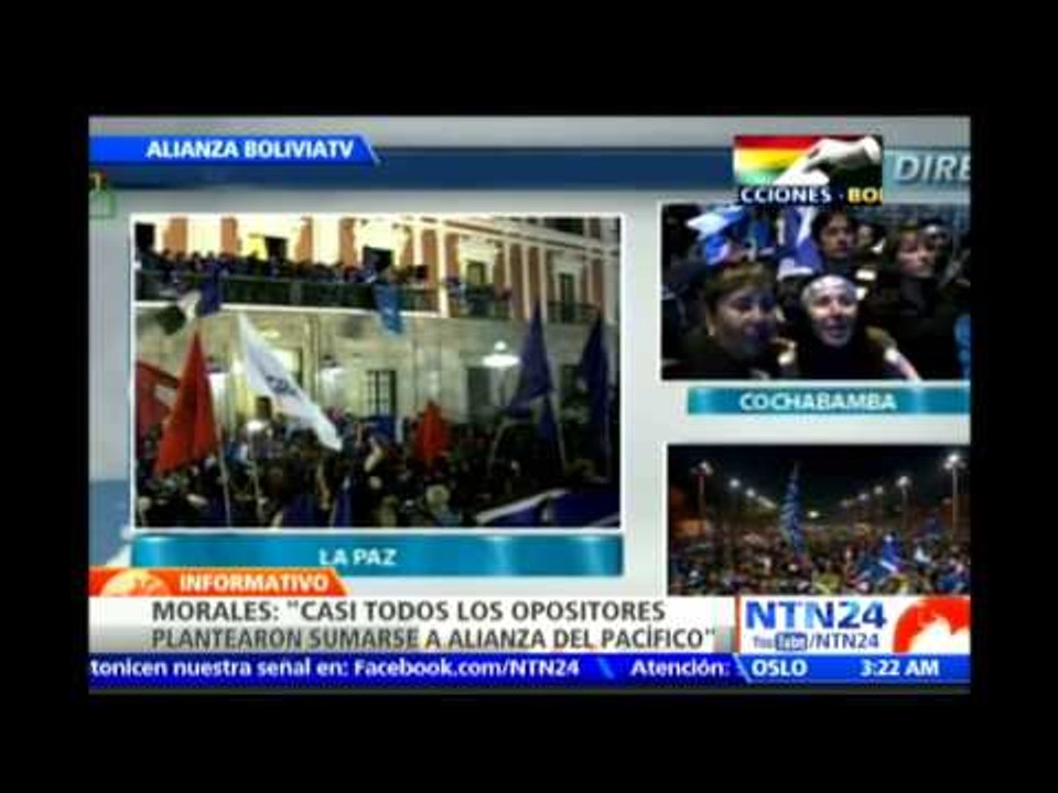 Evo Morales dedica anticipado triunfo "antiimperialista" a Fidel Castro y Hugo Chávez