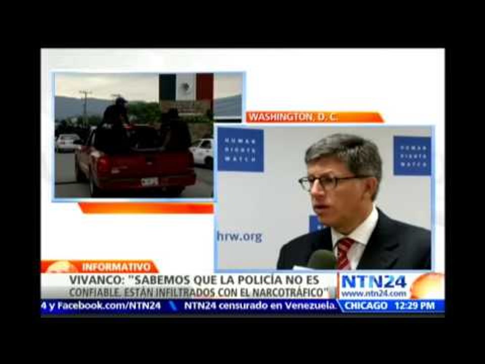 Human Rights Watch acusa a Peña Nieto de responder tarde tras la desaparición de 43 estudiantes