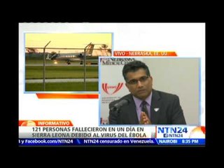 Camarógrafo infectado con Ébola en Liberia llega para ser tratado en EE.UU.