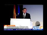 Rajoy ratifica que la eliminación del visado Schengen será en el segundo semestre del 2015