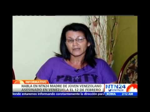 Mientras se enjuicia a Leopoldo López, los asesinos de mi hijo siguen libres : Madre de Bassil