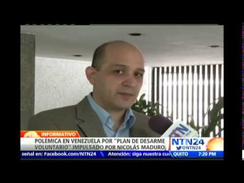 Plan desarme voluntario impulsado por el Gobierno de Maduro genera polémica en Venezuela