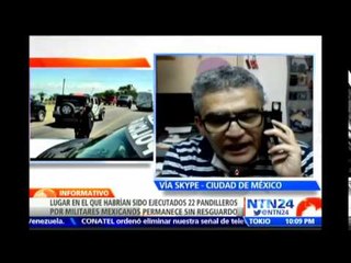 Pdte. Consejo Ciudadano de Seguridad denuncia "falta de autoridad" en Tlatlaya, México