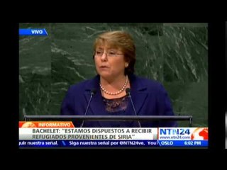 Bachelet asegura en ONU que Ébola, crisis en Ucrania y el EI son temas que afectan a todo el mundo