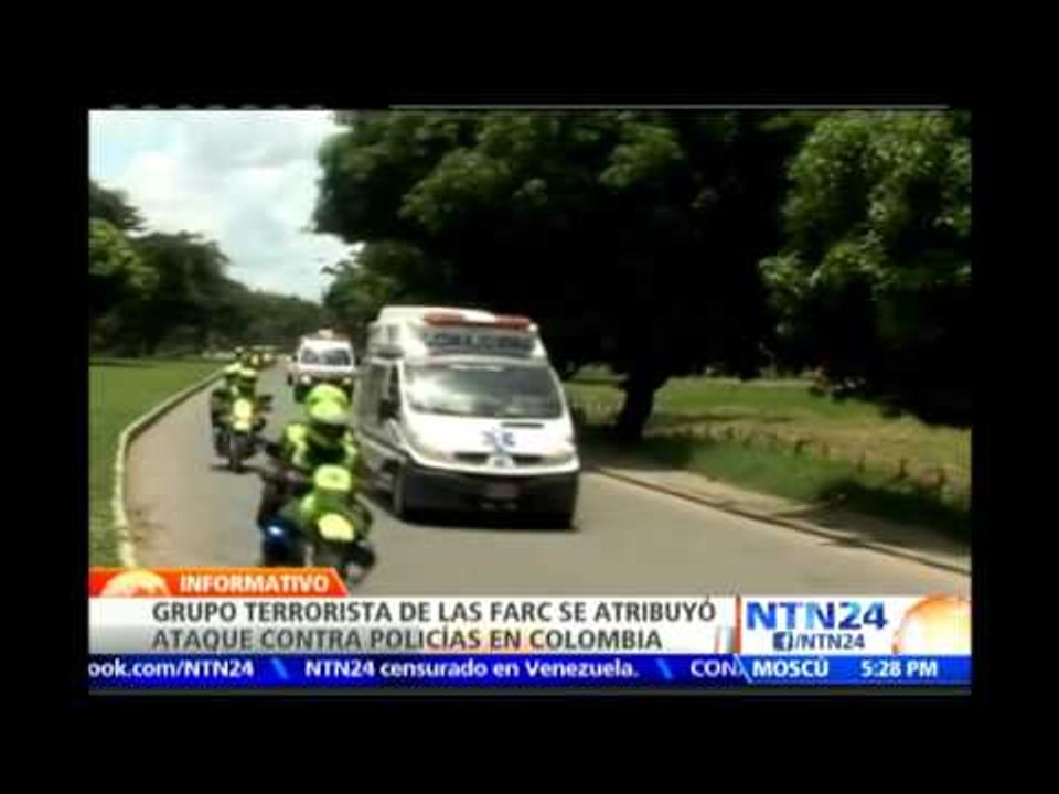 Grupo terrorista FARC se atribuye ataque contra policías pero niega vínculos con bandas criminales
