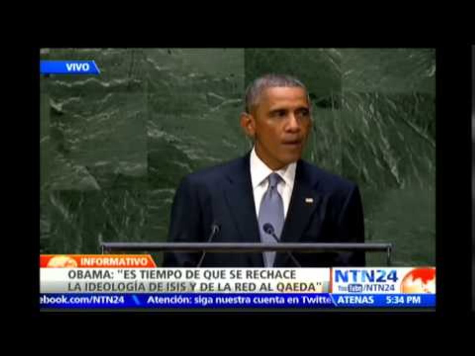 "EE.UU. no está en guerra con el islam" hay que "declarar guerra a guerra para lograr paz": Obama