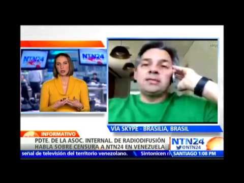 Pdte de la Asociación Internacional de Radiodifusión habla sobre censura a NTN24 en Vzla
