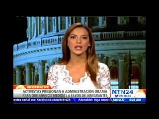 Download Video: Organizaciones hispanas presionan a Obama para que anuncie medidas a favor de inmigrantes