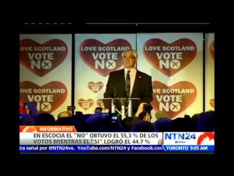 Histórico resultado: escoceses rechazan la independencia del Reino Unido por un amplio margen
