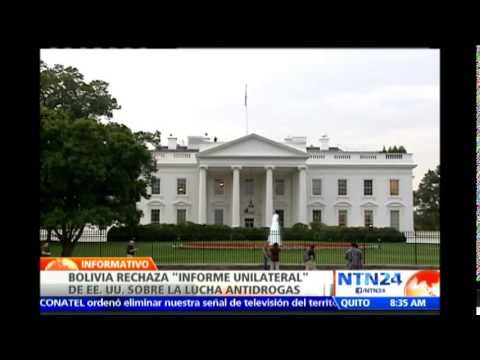 Gobierno de Evo Morales rechaza Informe unilateral de la Casa Blanca sobre la lucha antidrogas