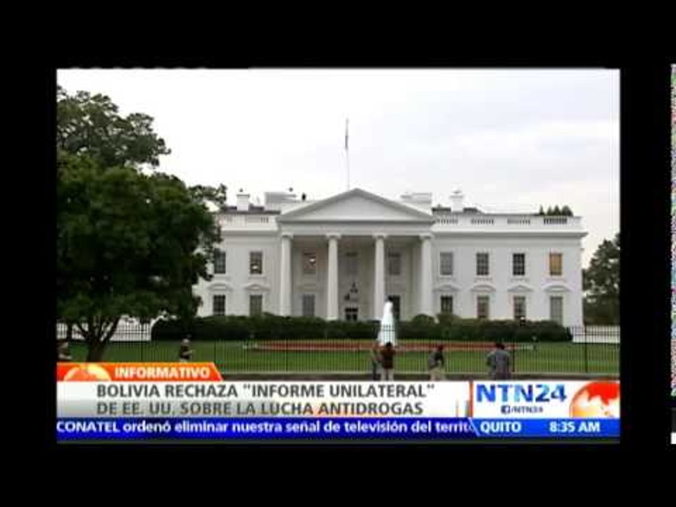 Gobierno de Evo Morales rechaza "Informe unilateral" de la Casa Blanca sobre la lucha antidrogas