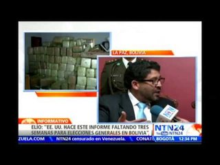 Pdte.Cámara de Diputados de Bolivia señala que EE.UU. no "hace nada” para evitar ingreso de droga