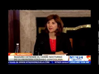 Gobierno venezolano extiende por tres meses más el cierre nocturno de la frontera con Colombia