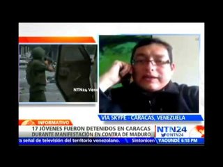 José Vicente Haro denuncia las irregularidades en la detención de los 17 jóvenes en Caracas
