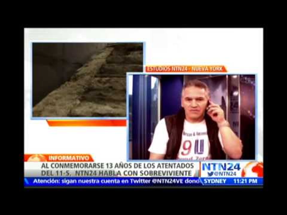 "Dios me dio una oportunidad": hombre que se salvó de morir durante los atentados del 11-S