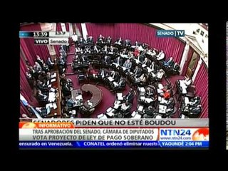 Gobierno argentino pide a la oposición que respalde proyecto de pago de deuda