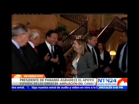 Presidente Juan Carlos Varela agradece apoyo de España en obras de ampliación del Canal de Panamá