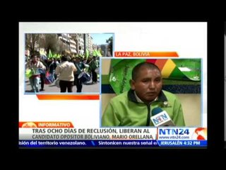 Candidato opositor boliviano asegura que hubo una “injerencia del Ejecutivo" para su encarcelamiento