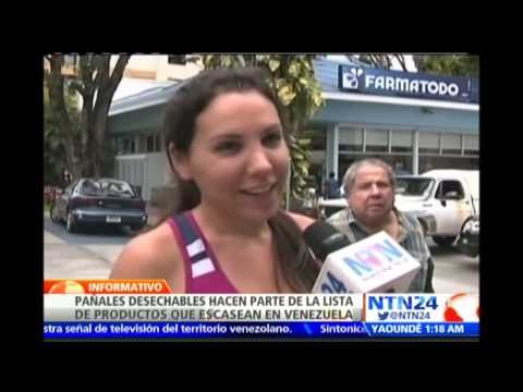 Pañales desechables se suman a la lista de productos escasos en Venezuela