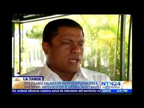 Exiliados venezolanos responsabilizan a Santos por la vida de los dos estudiantes deportados a Vzla