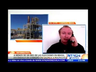 Políticos se defienden ante escándalo de corrupción a un mes de las elecciones en Brasil