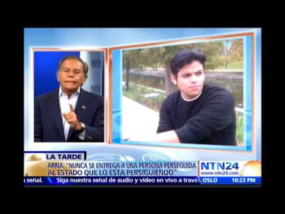 Actitud de Colombia contra estudiantes "es infame e innoble": Diego Arria