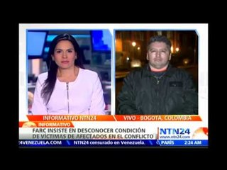 Indignación: FARC insiste en desconocer la condición de víctimas a afectados por el conflicto