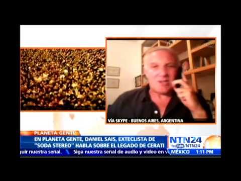 Exintegrante de Soda Stereo recordó en NTN24 a Gustavo Cerati y su era en la banda de Rock argentina