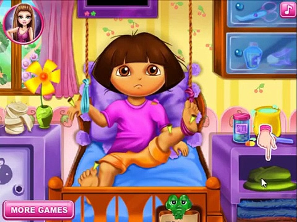 Dora Recovery Hôpital _ Meilleur jeu en ligne gratuit pour les filles _ Dora Jeu