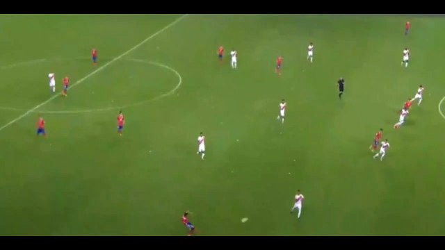 Alexis Sanchez Goal ~ Peru vs Chile 0-1