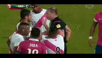 Christian Cueva Roja, Red Card, Peru vs Chile, Eliminatorias 2018