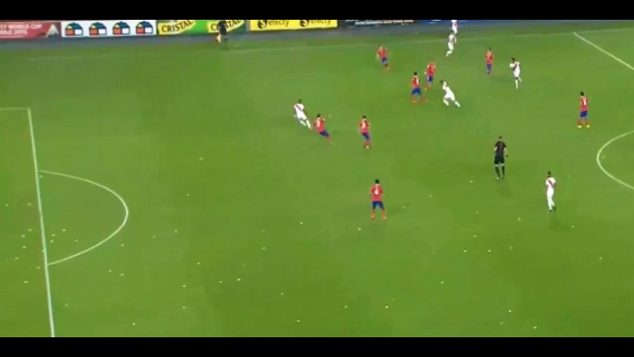 Jefferson Farfan Goal ~  Peru vs Chile 1-1