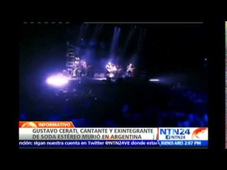 La música de luto: fallece el músico y compositor argentino Gustavo Cerati tras cuatro años en coma