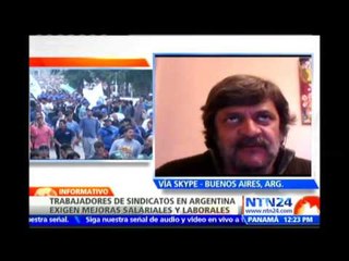 Capitanich asegura que huelga de sindicatos es útil para "estrategia de los fondos buitre"