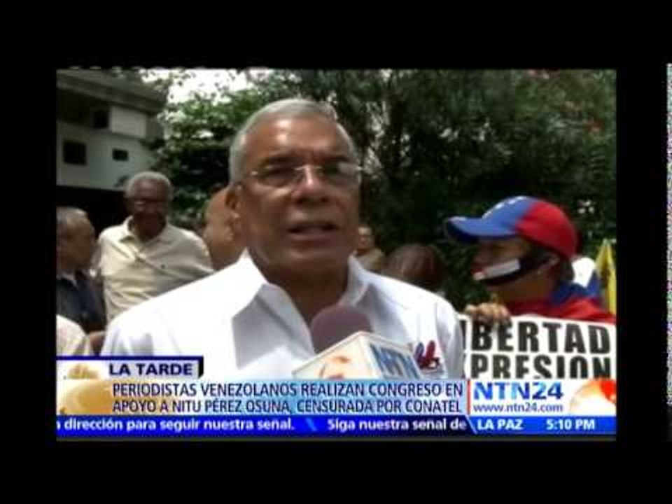 Periodistas venezolanos realizaron congreso ciudadano en Caracas en solidaridad con Nitu Pérez Osuna