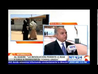Embajador de Irak ante la ONU habla sobre aprobación de resolución contra el terrorismo