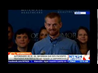 Estas son las palabras del médico Brantly luego de confirmarse que fue curado del virus del Ébola
