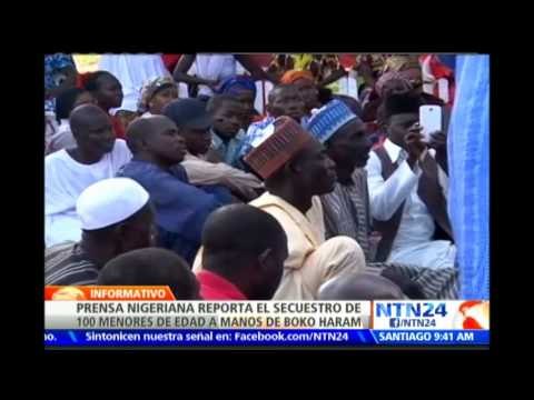 Presuntos miembros de Boko Haram secuestran a unos 100 jóvenes en Nigeria