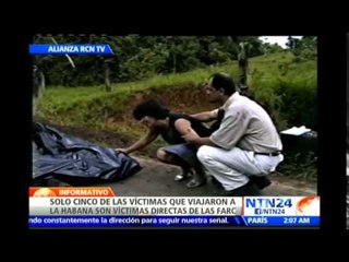 Perfil de integrantes de comitiva de víctimas que viaja a Cuba para negociaciones con las FARC