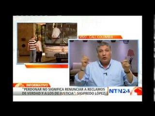 Sigifredo López pide que el perdón para las víctimas se haga a puerta abierta